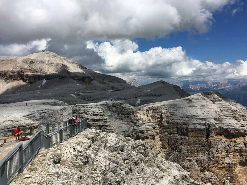 Piz Boe - Overlook from the Tram Station
