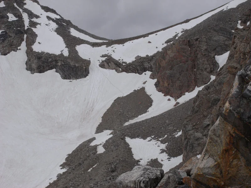 Route to Lower Saddle