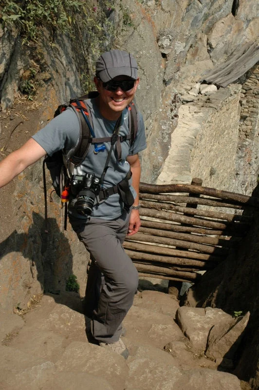 Steve at Inca Bridge