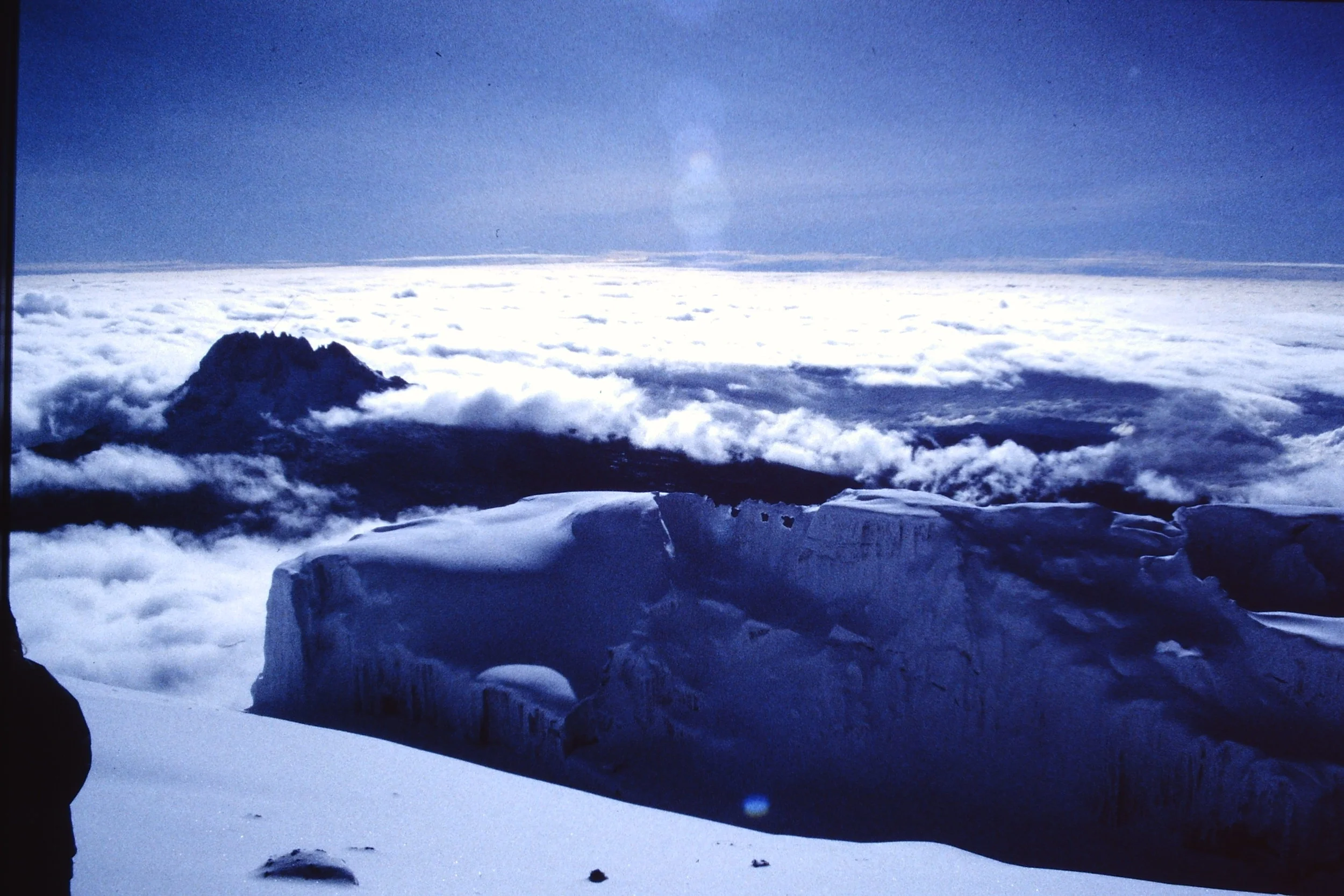 Glacier Near Kilimanjaro Summit