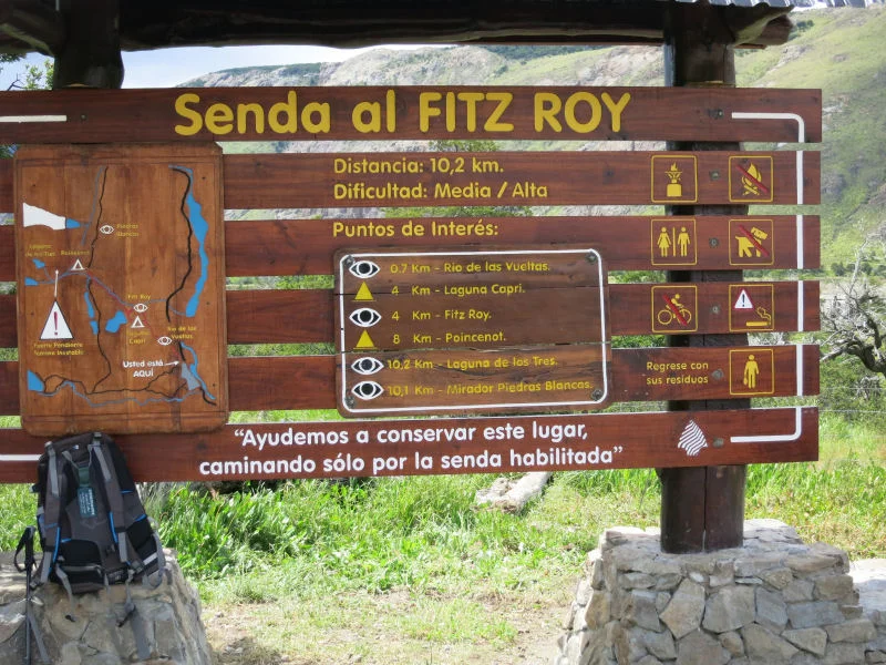 Fitzroy Trail Sign