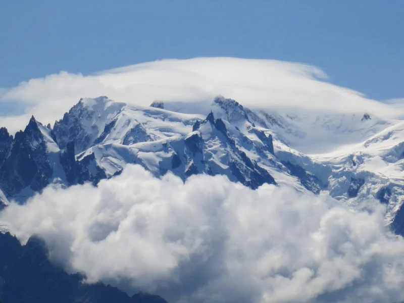 Lenticular Cloud on Mont Blanc