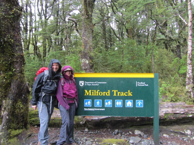 Start of the Milford Track