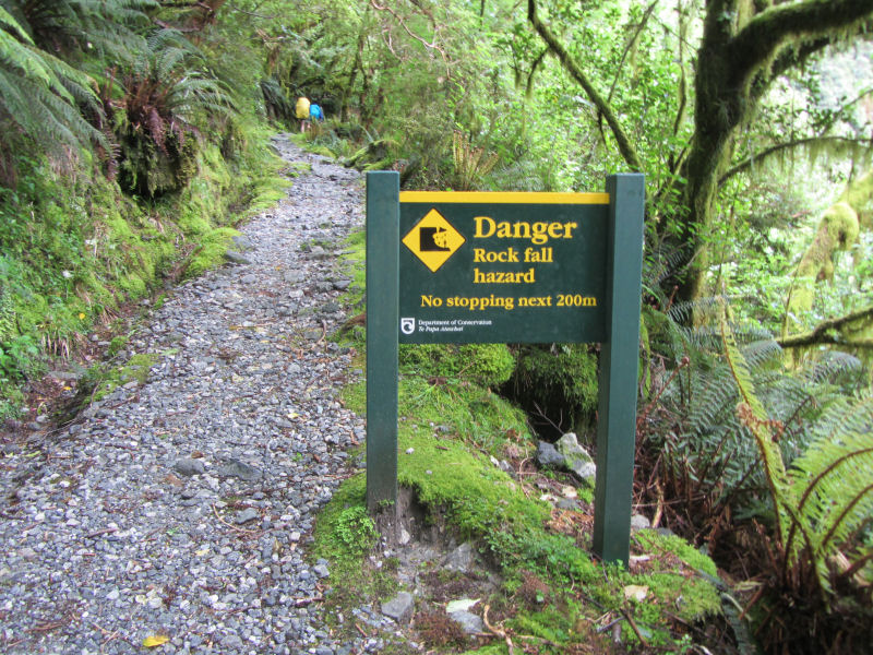 Rock Fall Area Below McCarron Pass