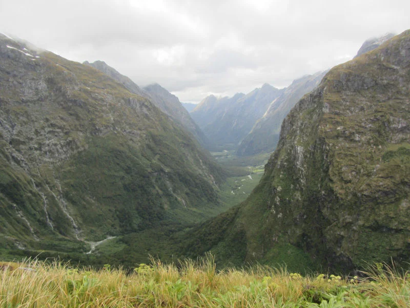 Looking Back Along the Milford Track