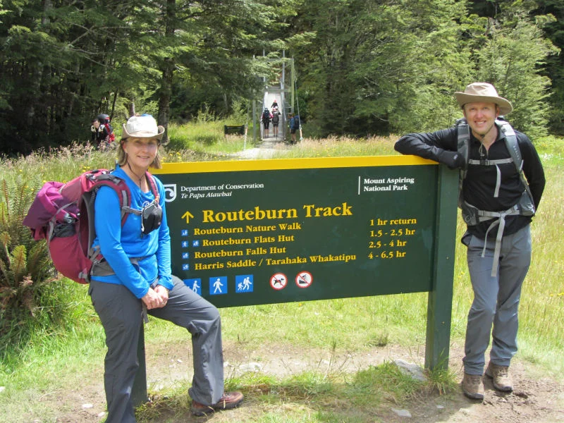 End of the Routeburn Track