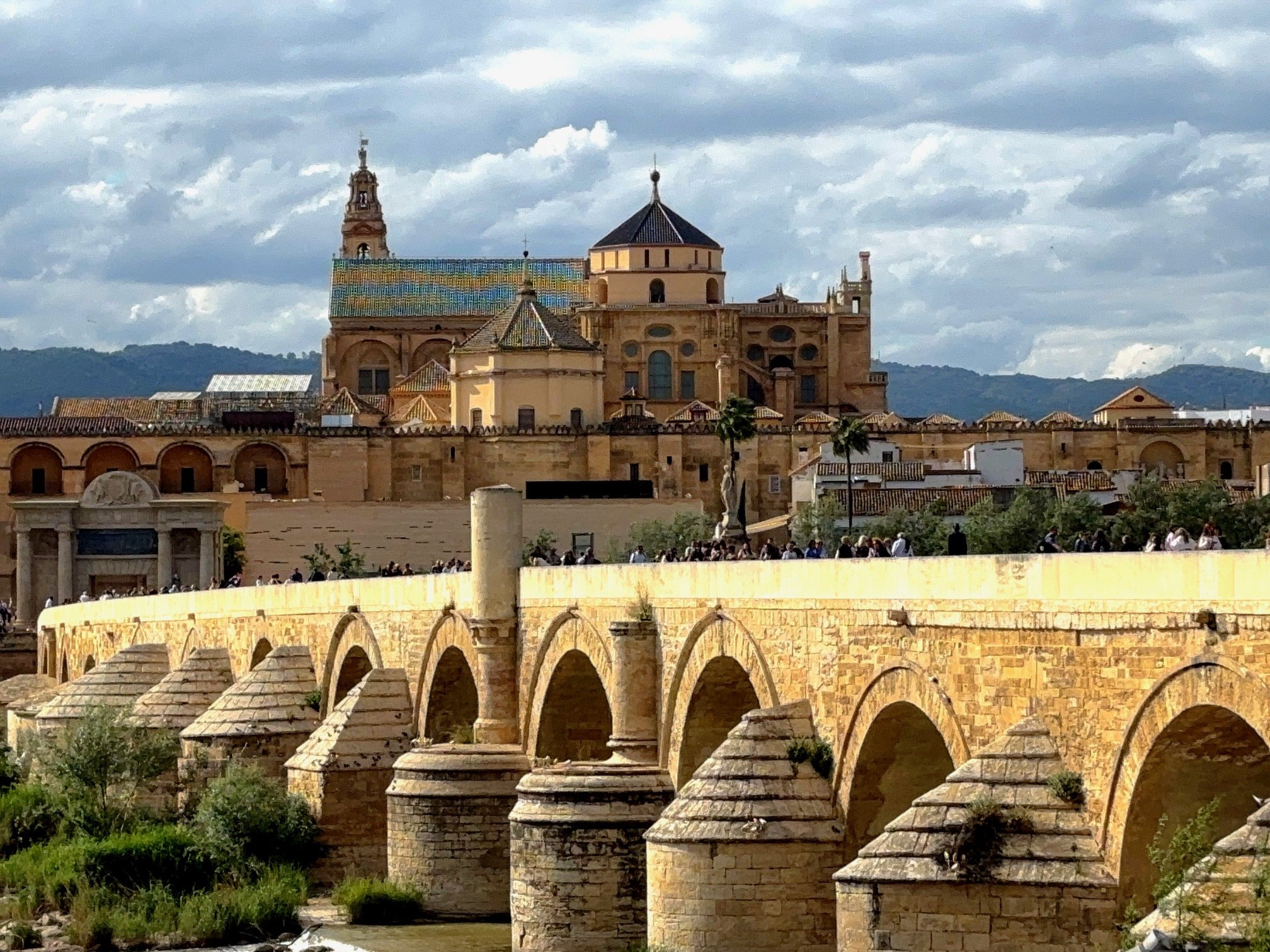 Cordoba Mosque-Cathedral from Roman Bridge