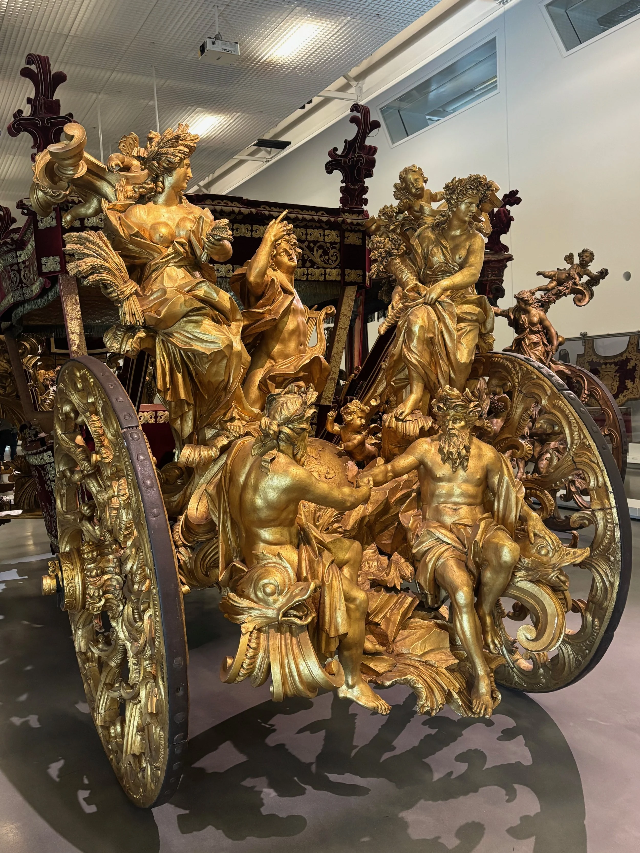 Overloaded Royal Carriage, Lisbon