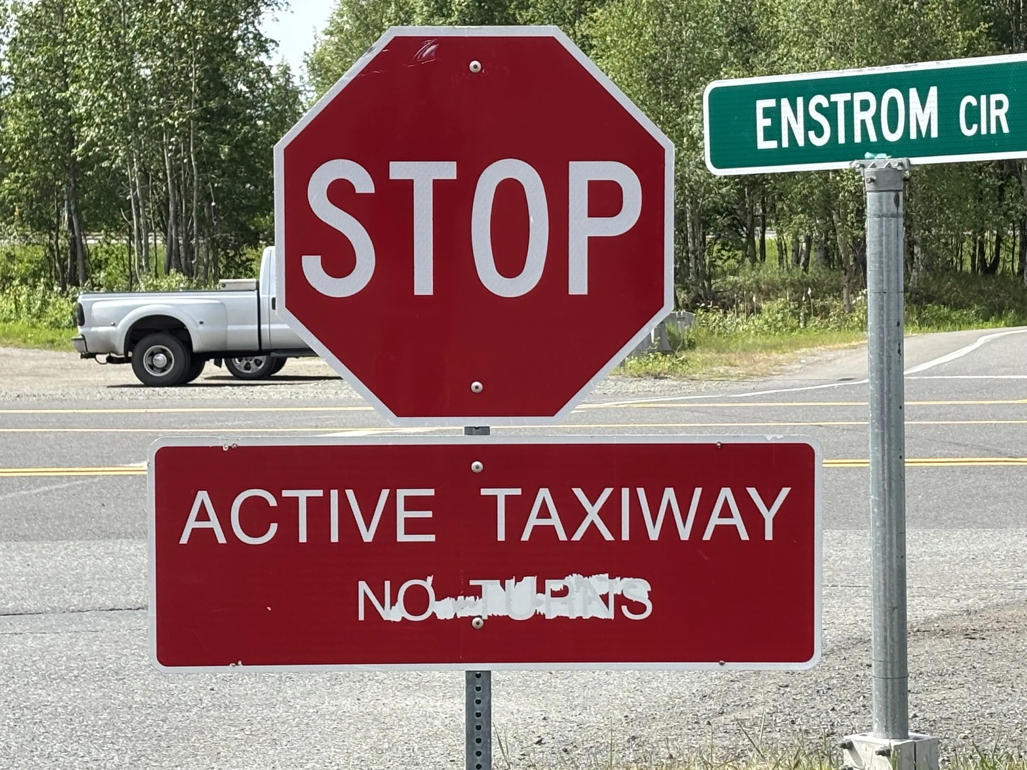 Taxiway Near Lake Hood Seaplane Base