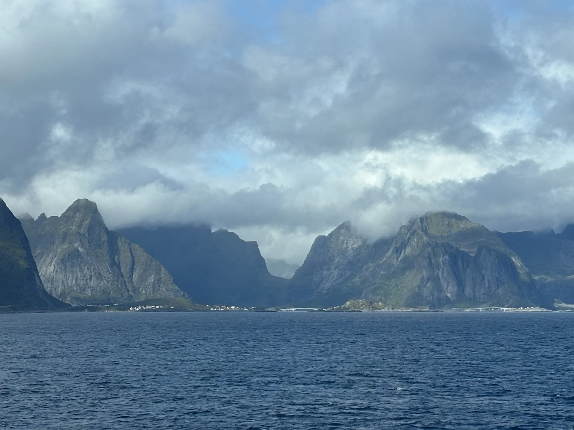View of Sorvagen, Lofoten Islands