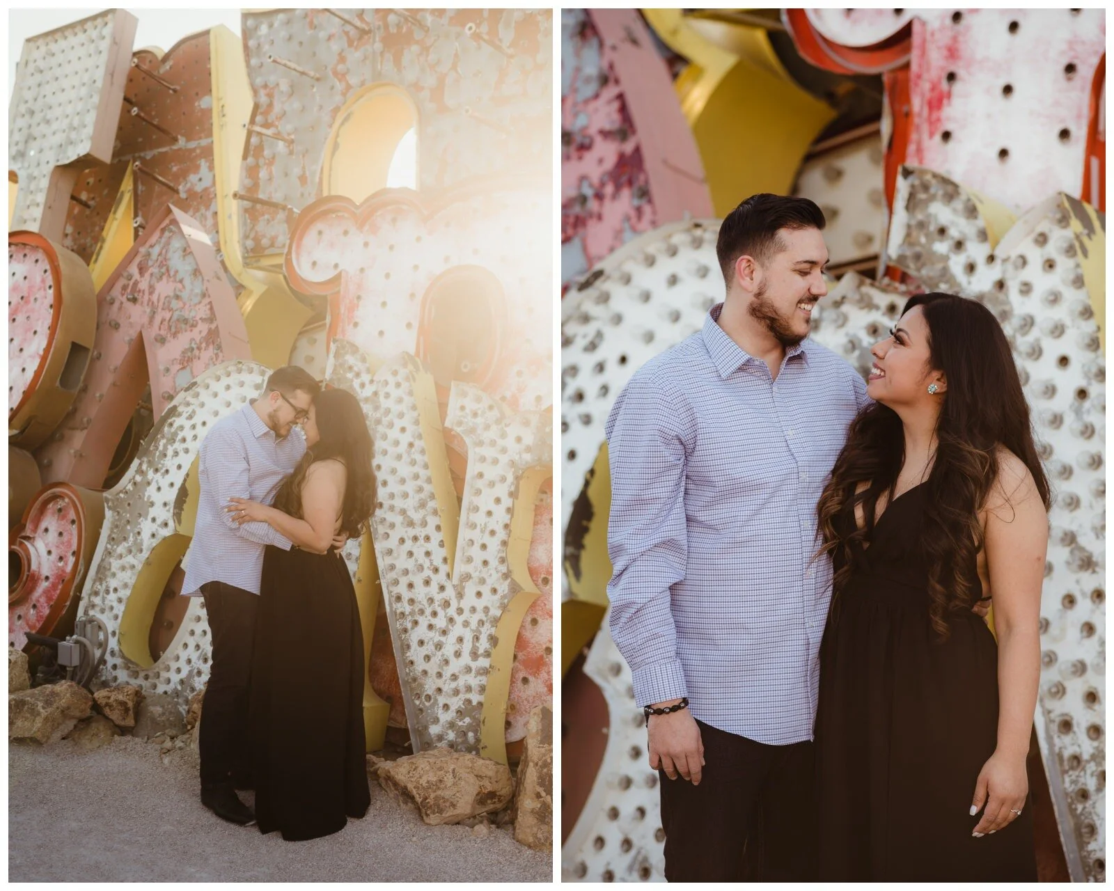 neon museum las vegas engagement - amber garrett photo - 002.JPG