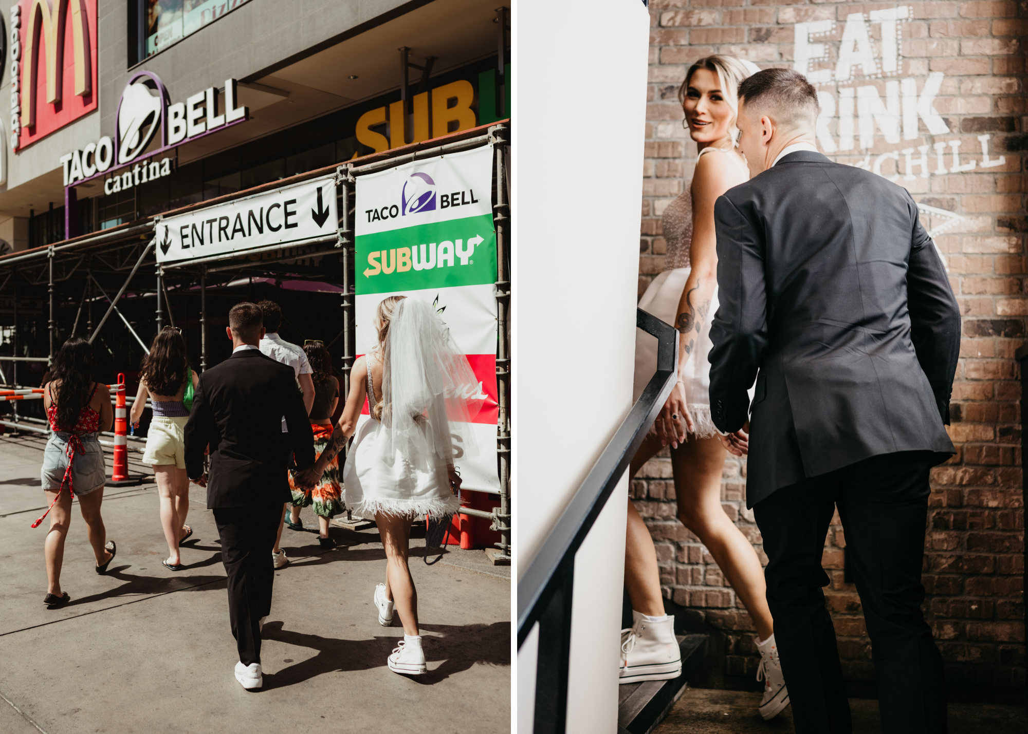 Las Vegas Taco Bell cantina wedding