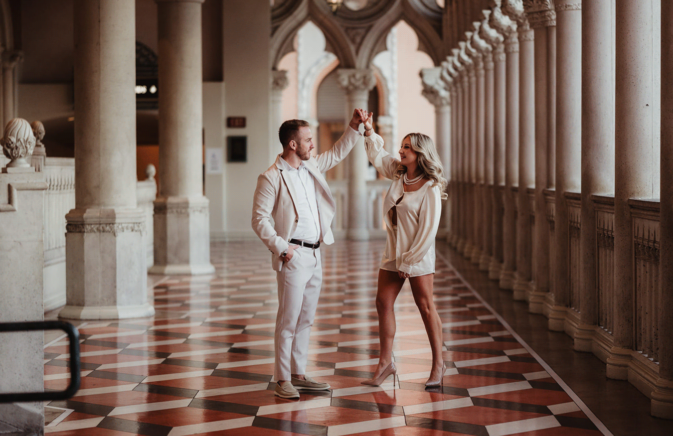 Proposal versus engagement portraits the venetian las vegas photographer