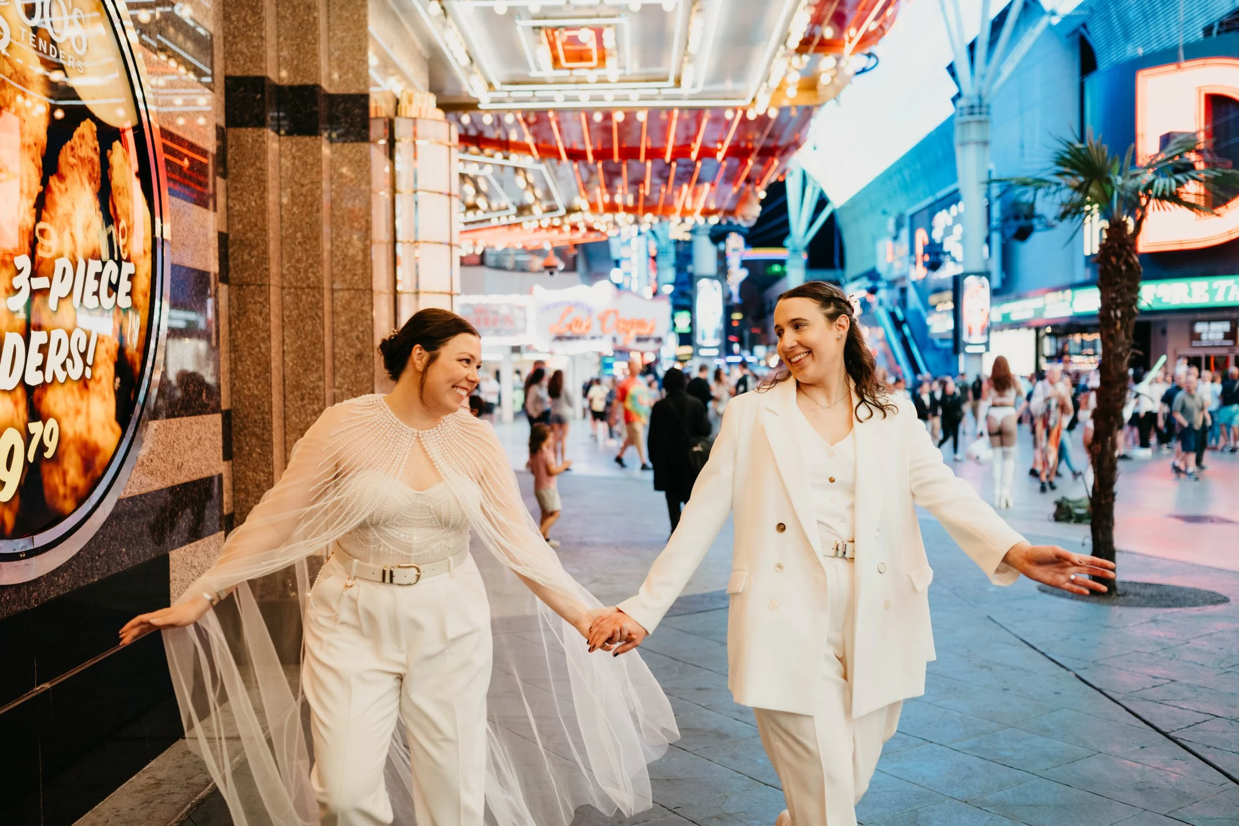 Fremont Street Las Vegas Lesbian Elopement Versus Micro-Wedding Las Vegas Wedding and Elopement Photographer-3.jpg