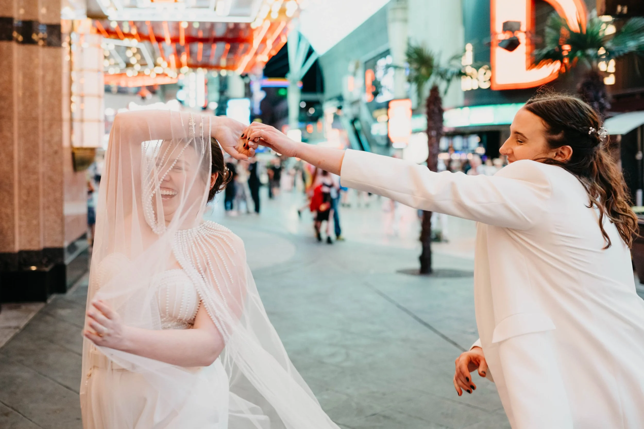 Fremont Street Las Vegas Lesbian Elopement Versus Micro-Wedding Las Vegas Wedding and Elopement Photographer-4.jpg