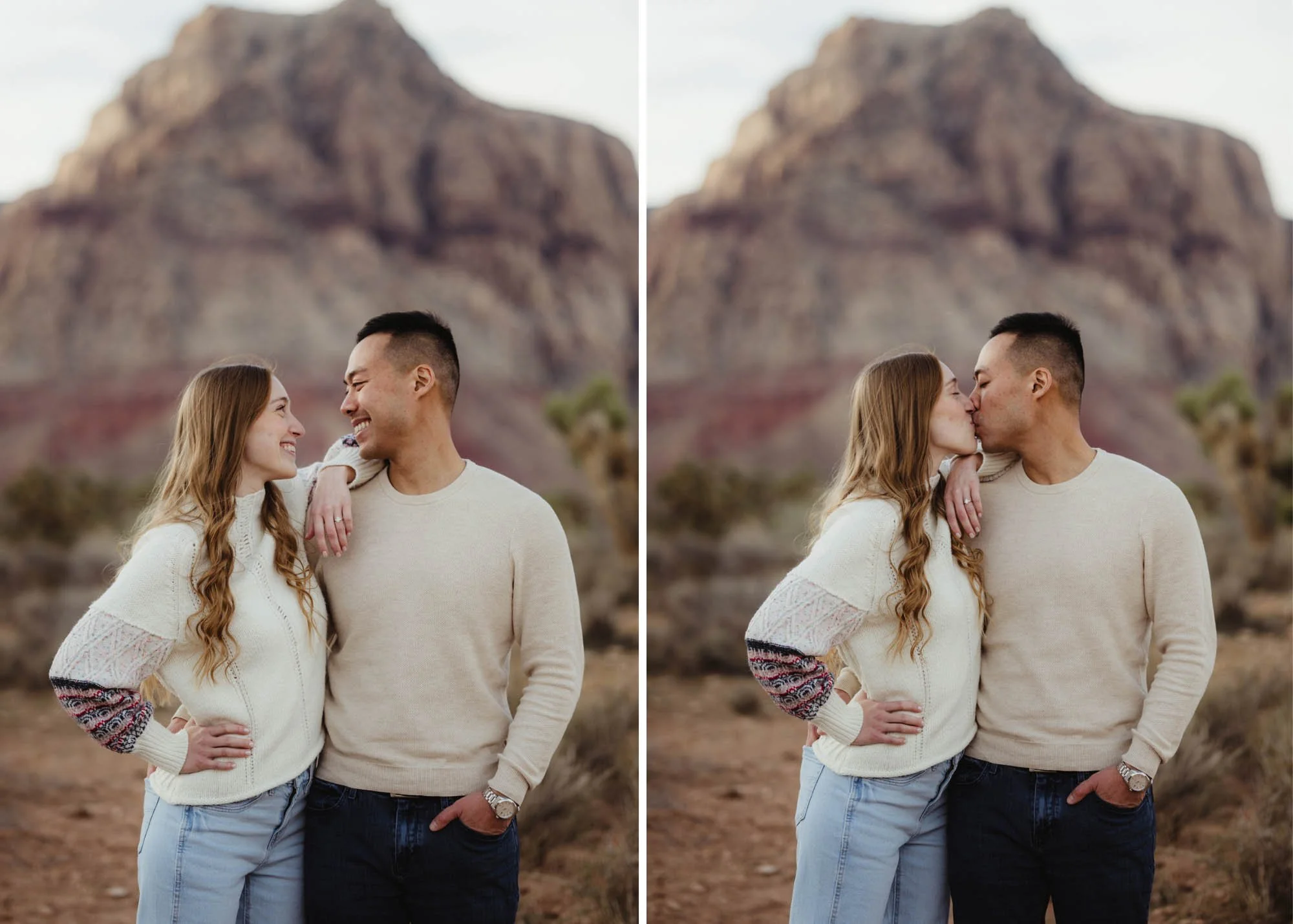 Red Rock Canyon Las Vegas Desert Engagement Portraits Las Vegas Wedding and Elopement Photographer-46.jpg