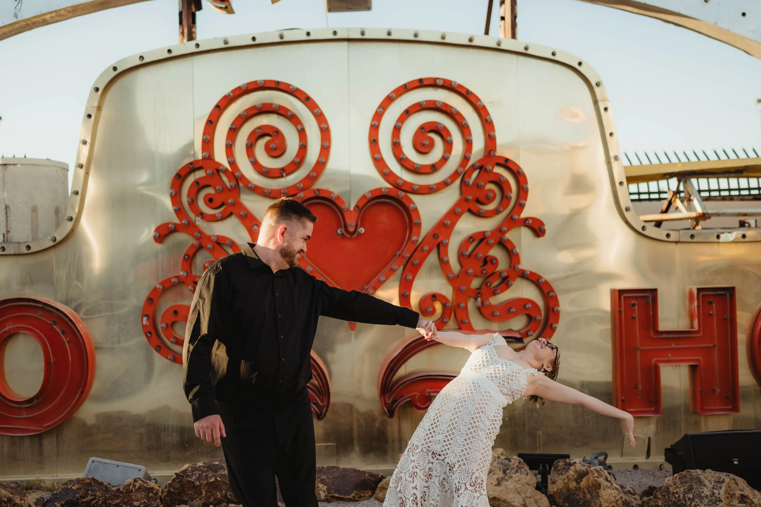 Neon Museum Engagement Pictures Las Vegas Wedding and Elopement Photographer-4.jpg