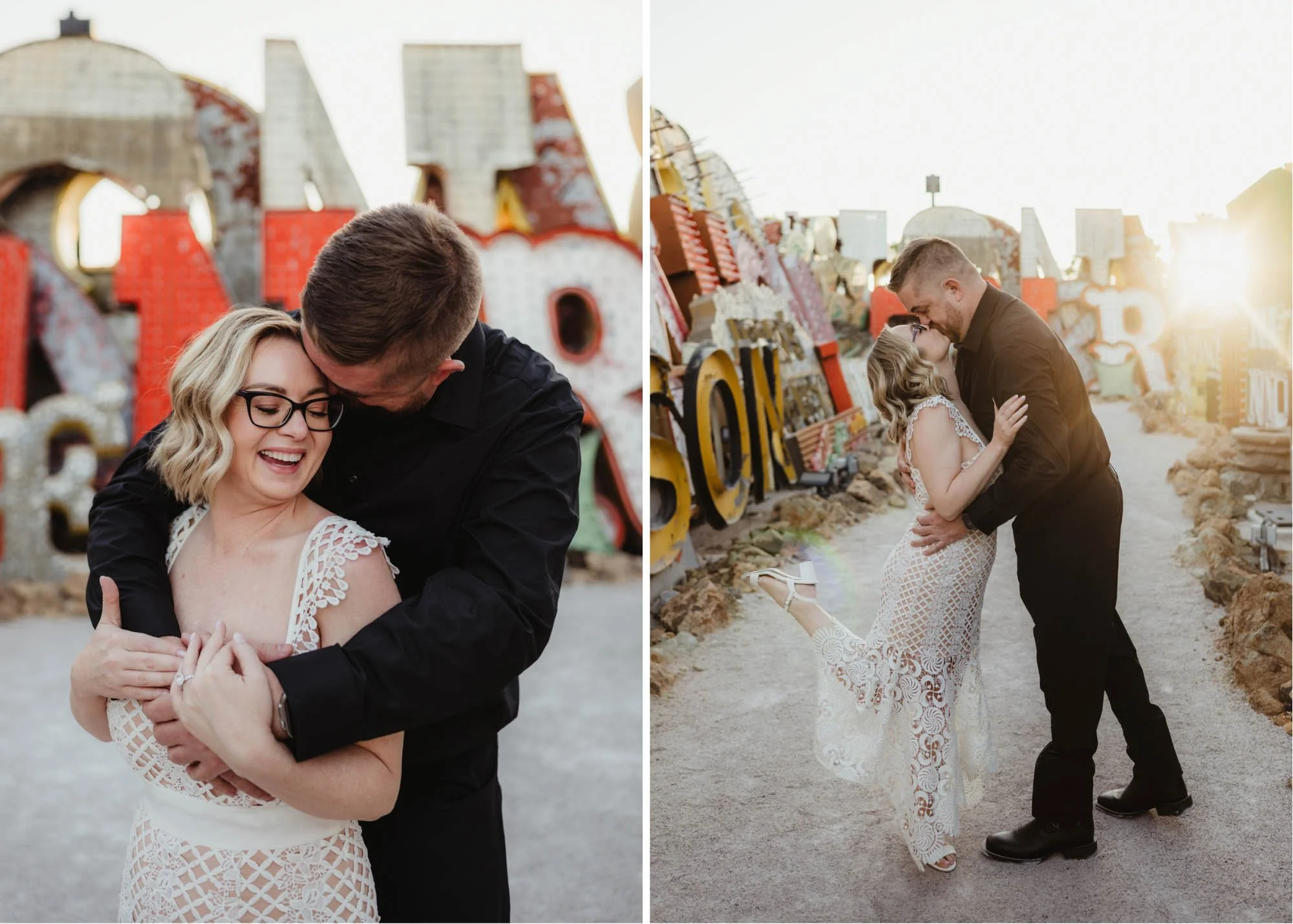 Neon Museum Engagement Pictures Las Vegas Wedding and Elopement Photographer-18.jpg