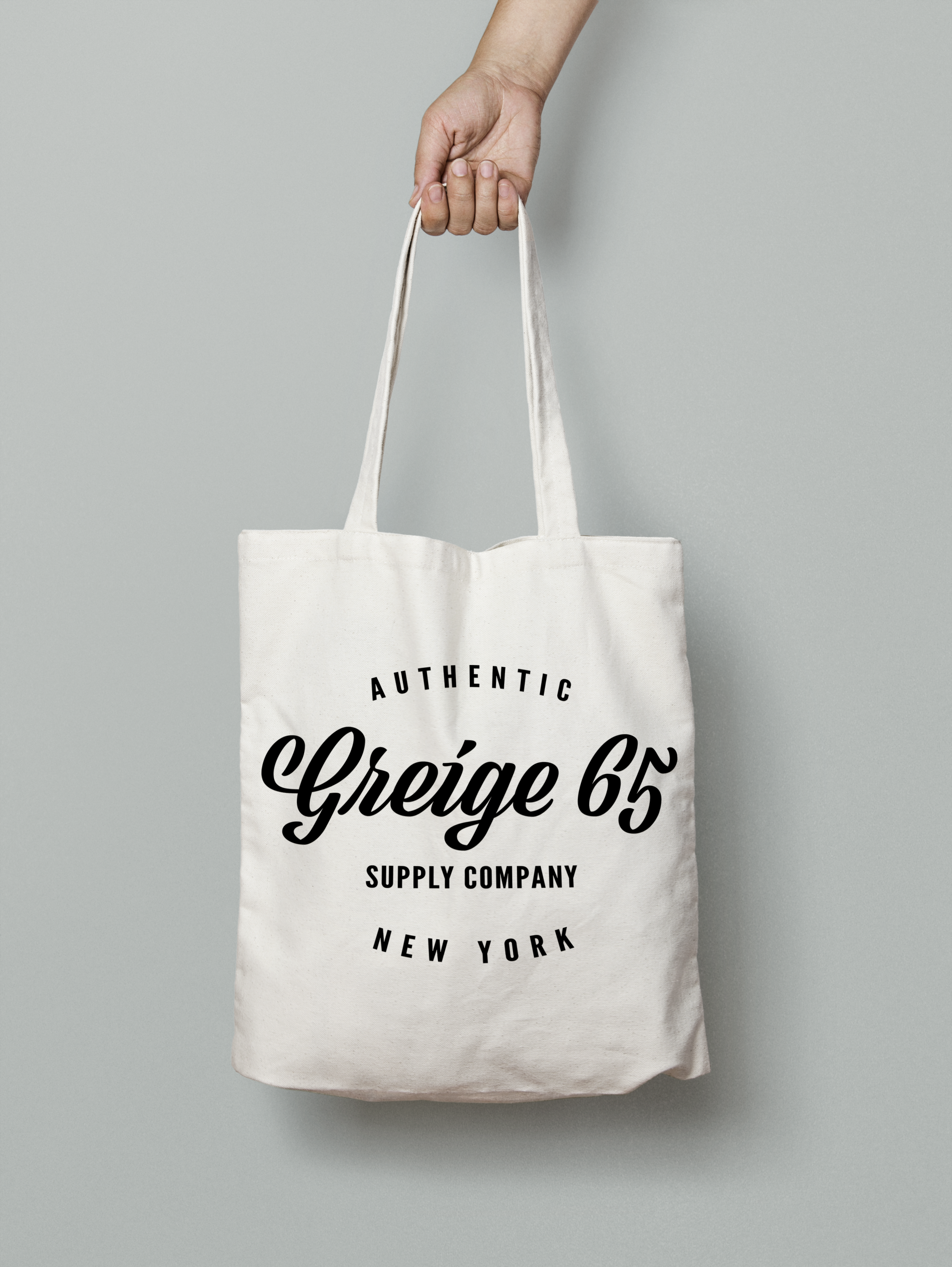 Greige 65 | Brand Mark + Bag Design