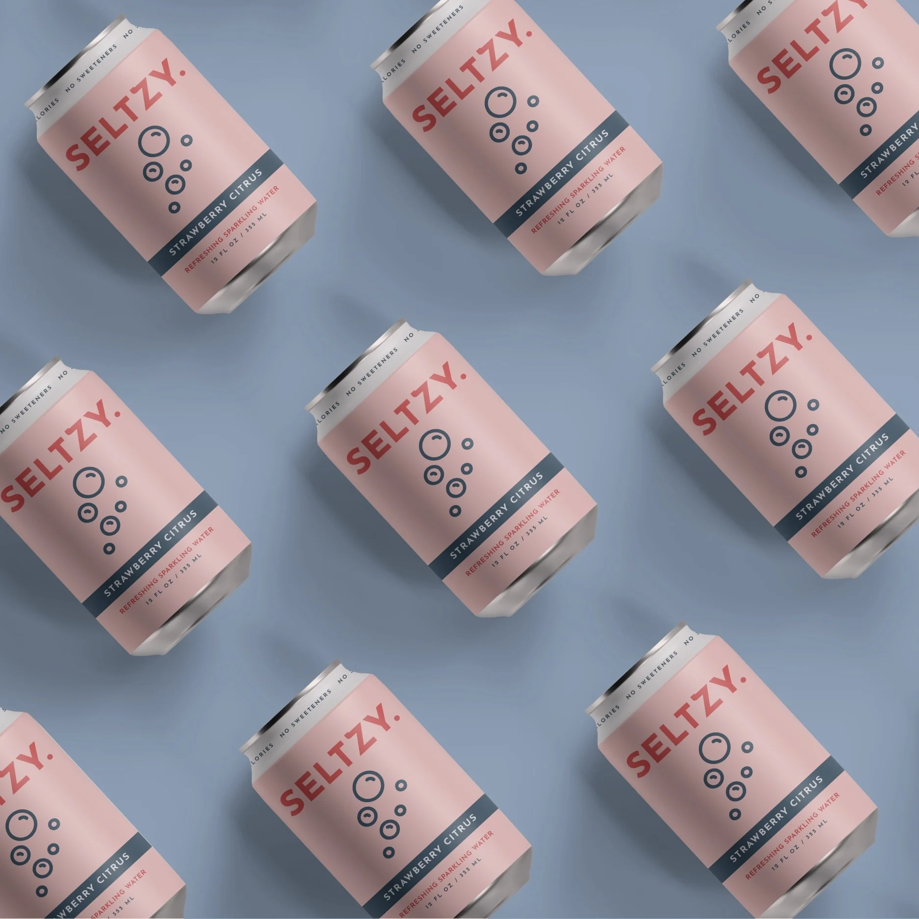 Seltzy Sparkling Water | Packaging Design