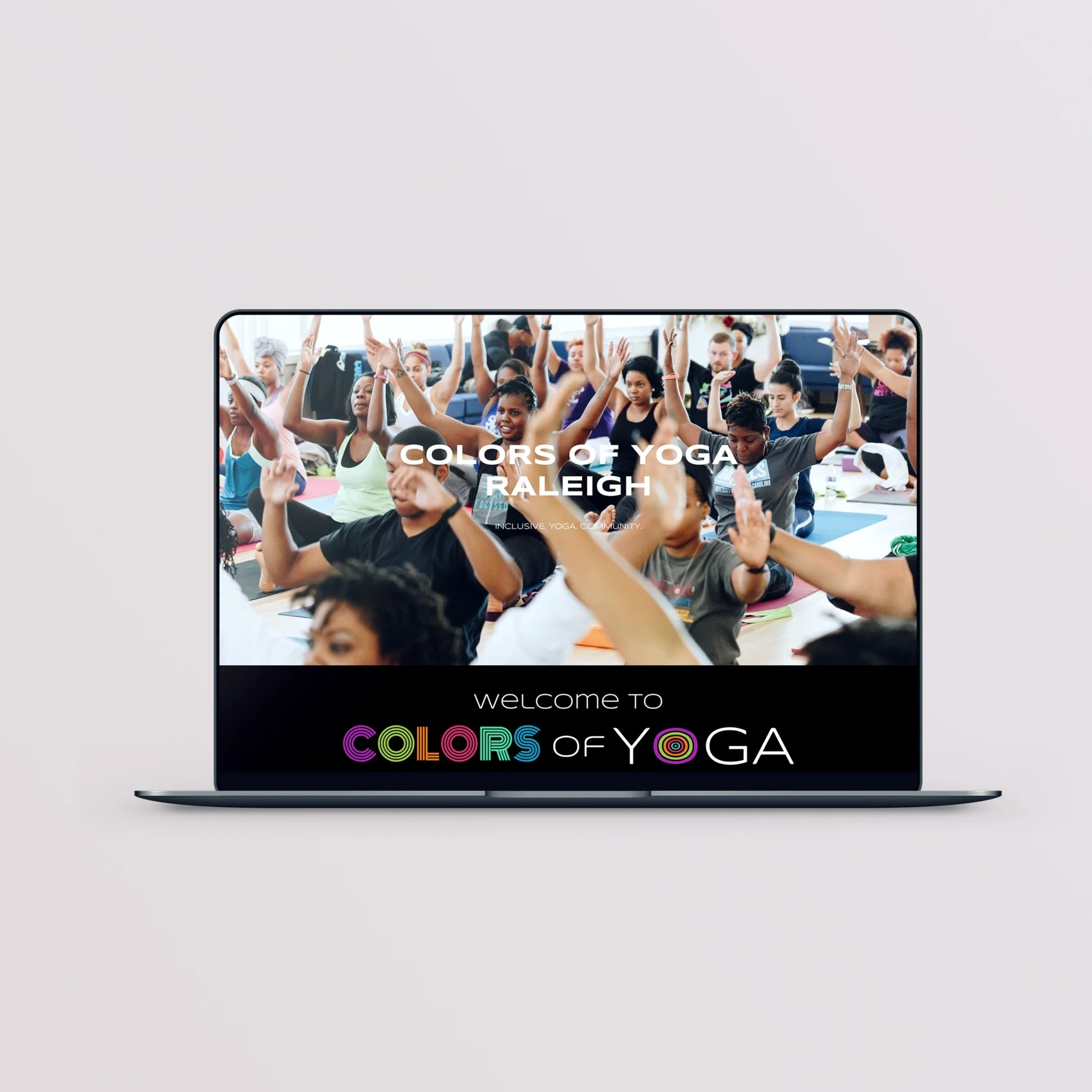 Colors of Yoga Raleigh | Website Design