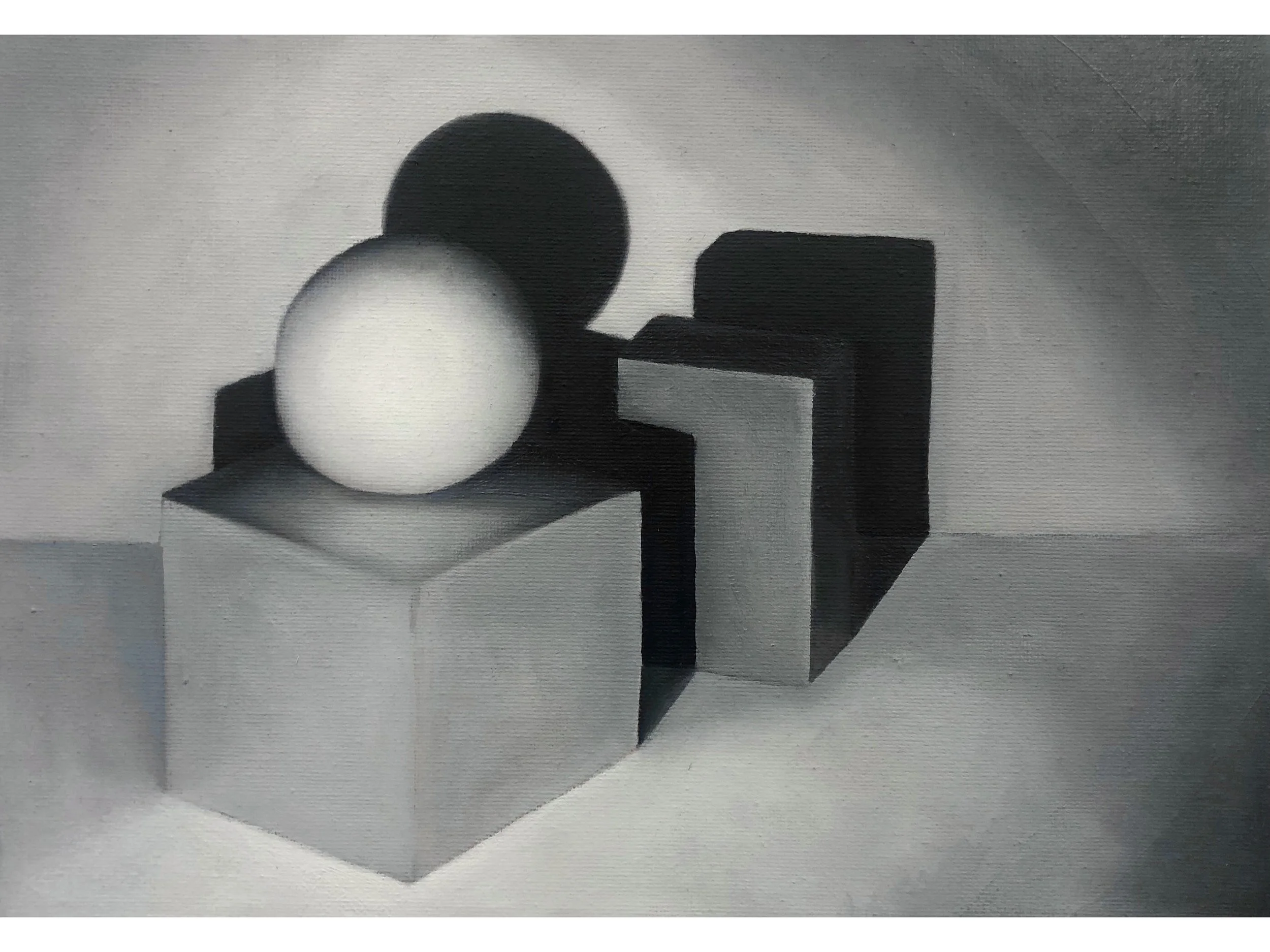  Still Life Mono    oil on canvas board, 21 × 30 cm, 2021