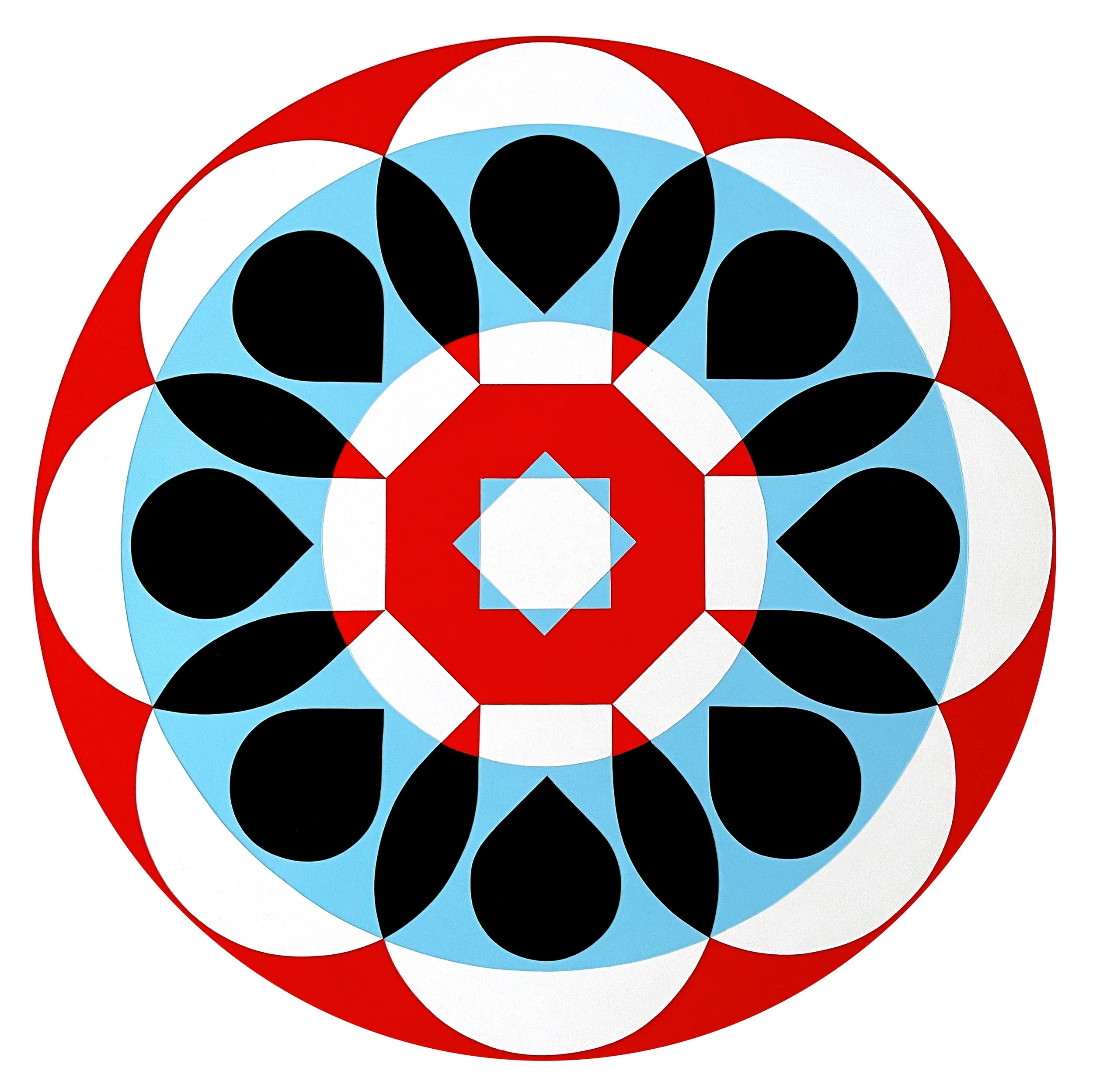 SOLD OUT 'Open 03', acrylic on wood panel, 30cm x 30cm, 2022