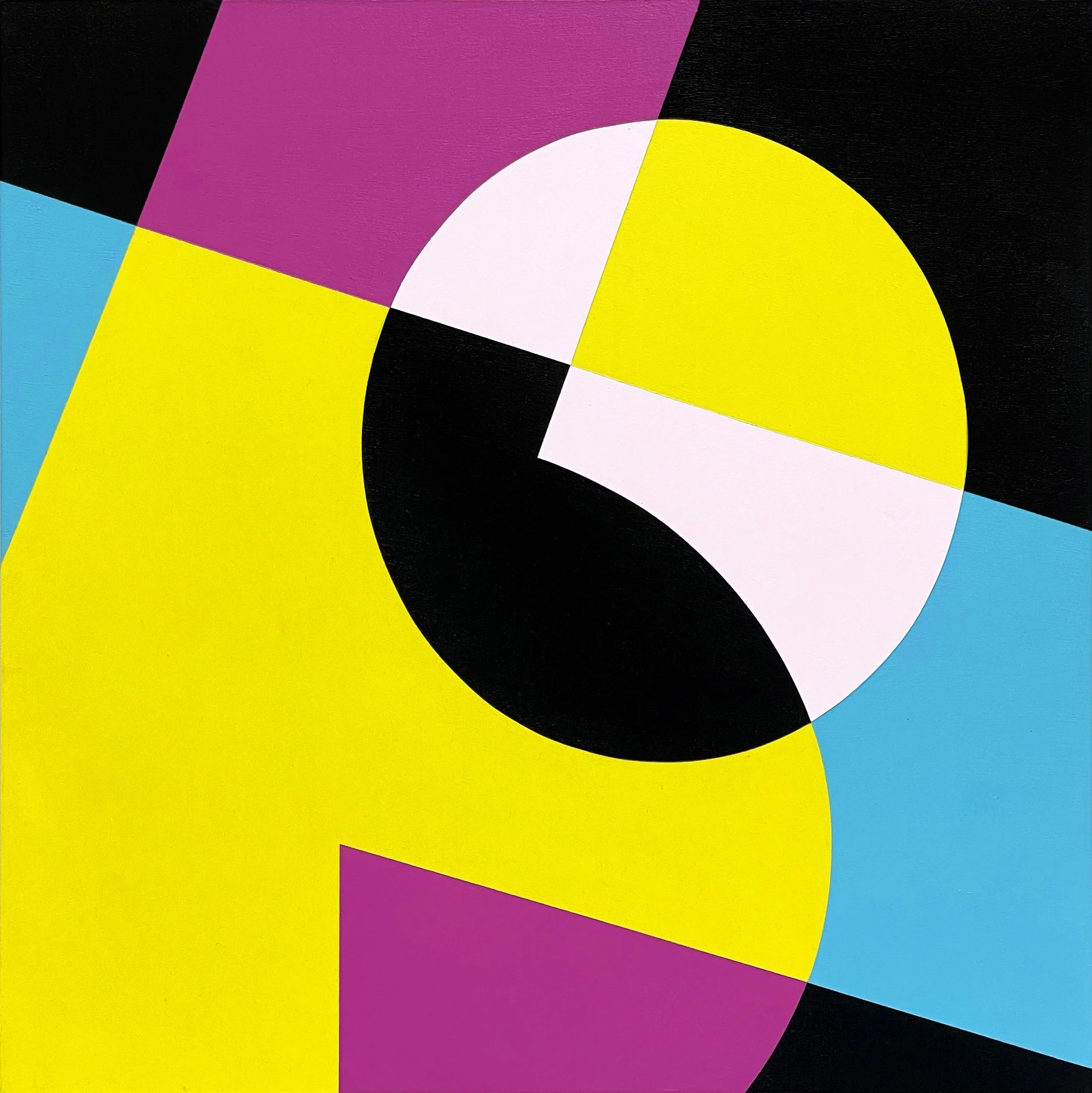  7.6 No.7   acrylic on wooden panel, 30 × 30 cm, 2021