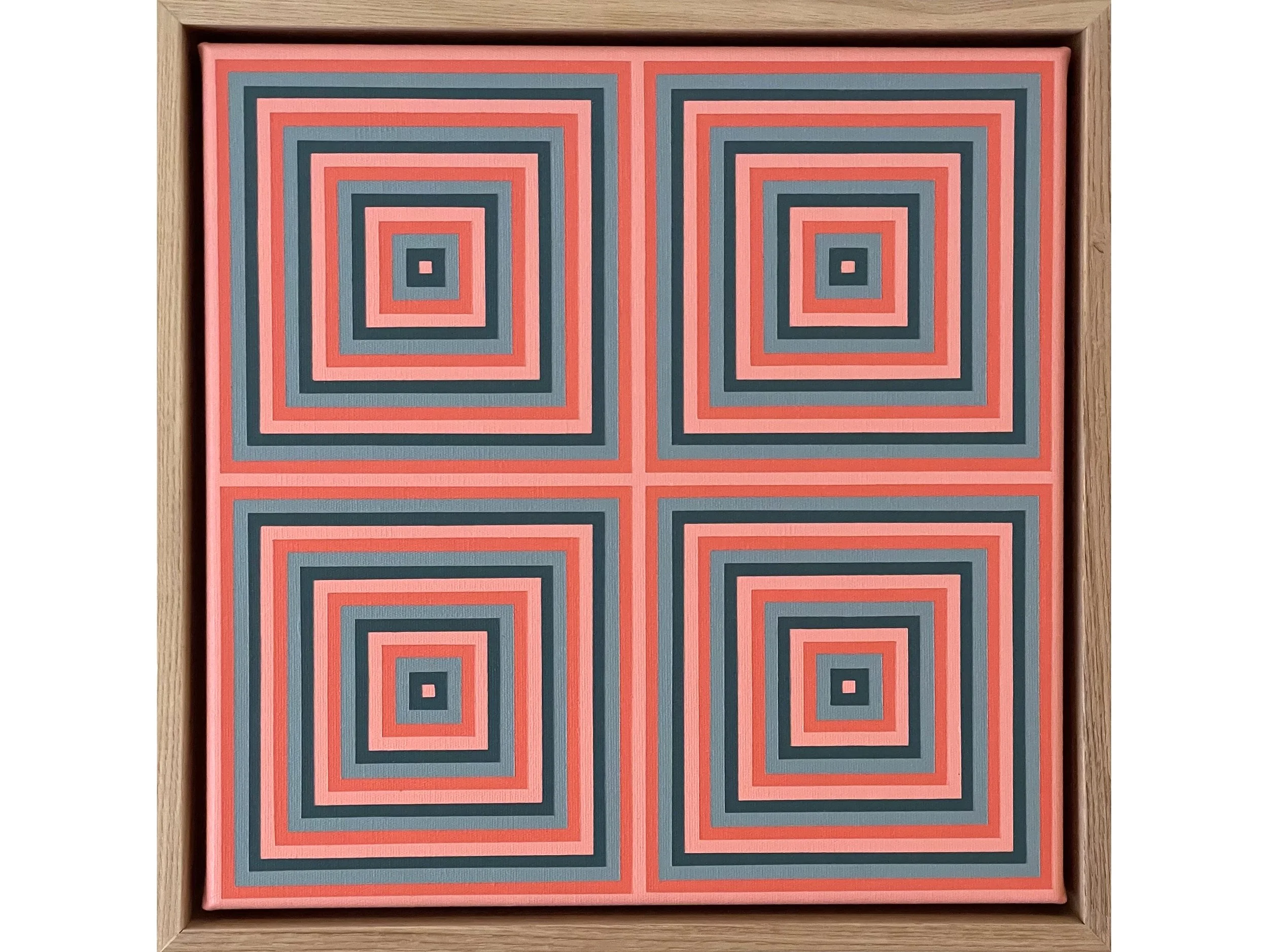  The Sum Of Its Parts No.1  
 acrylic on canvas, 30 × 30 cm, 2022 