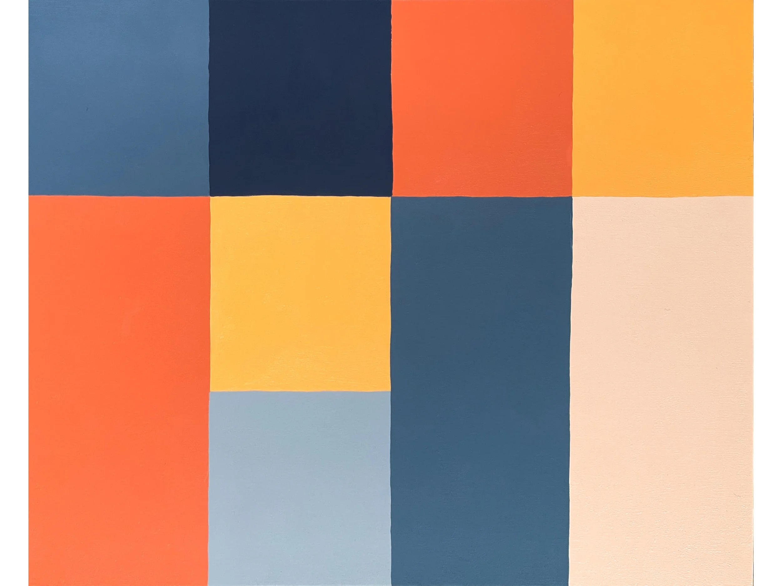 'Fighte Fuaighte — A Moment, No.9',  acrylic on wooden panel, 20 × 25 cm, 2026