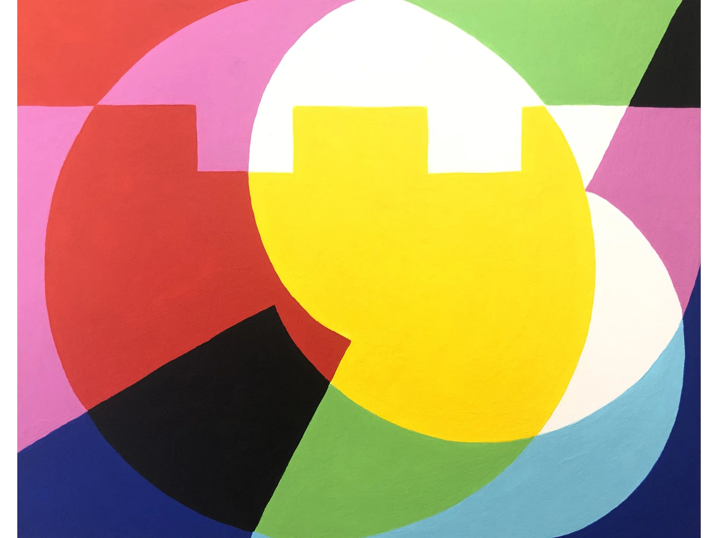 'Rose',  acrylic on wooden panel, 23 × 30 cm, 2020