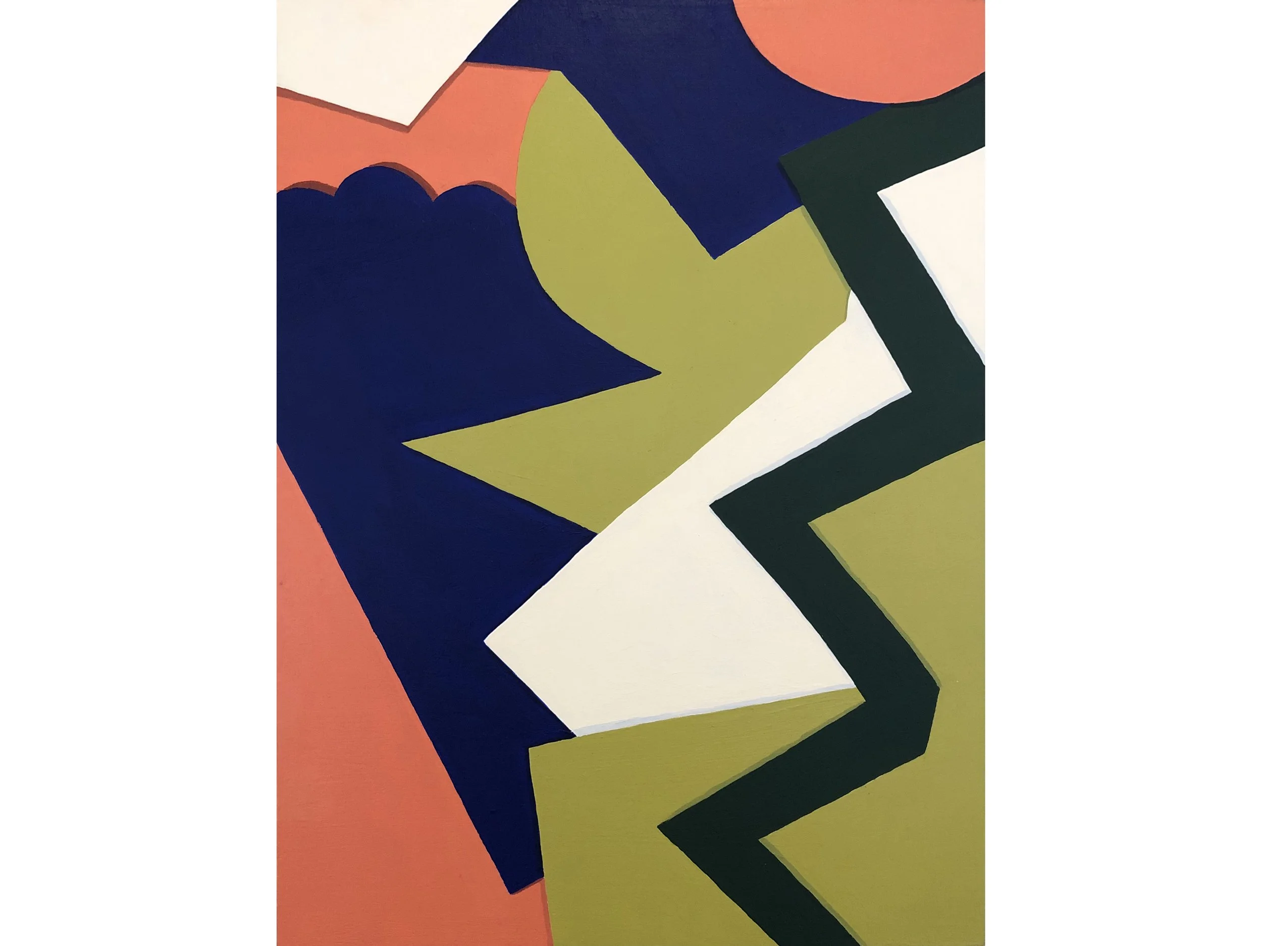 'After The Scatter',  acrylic on wooden panel, 30 × 23 cm, 2020