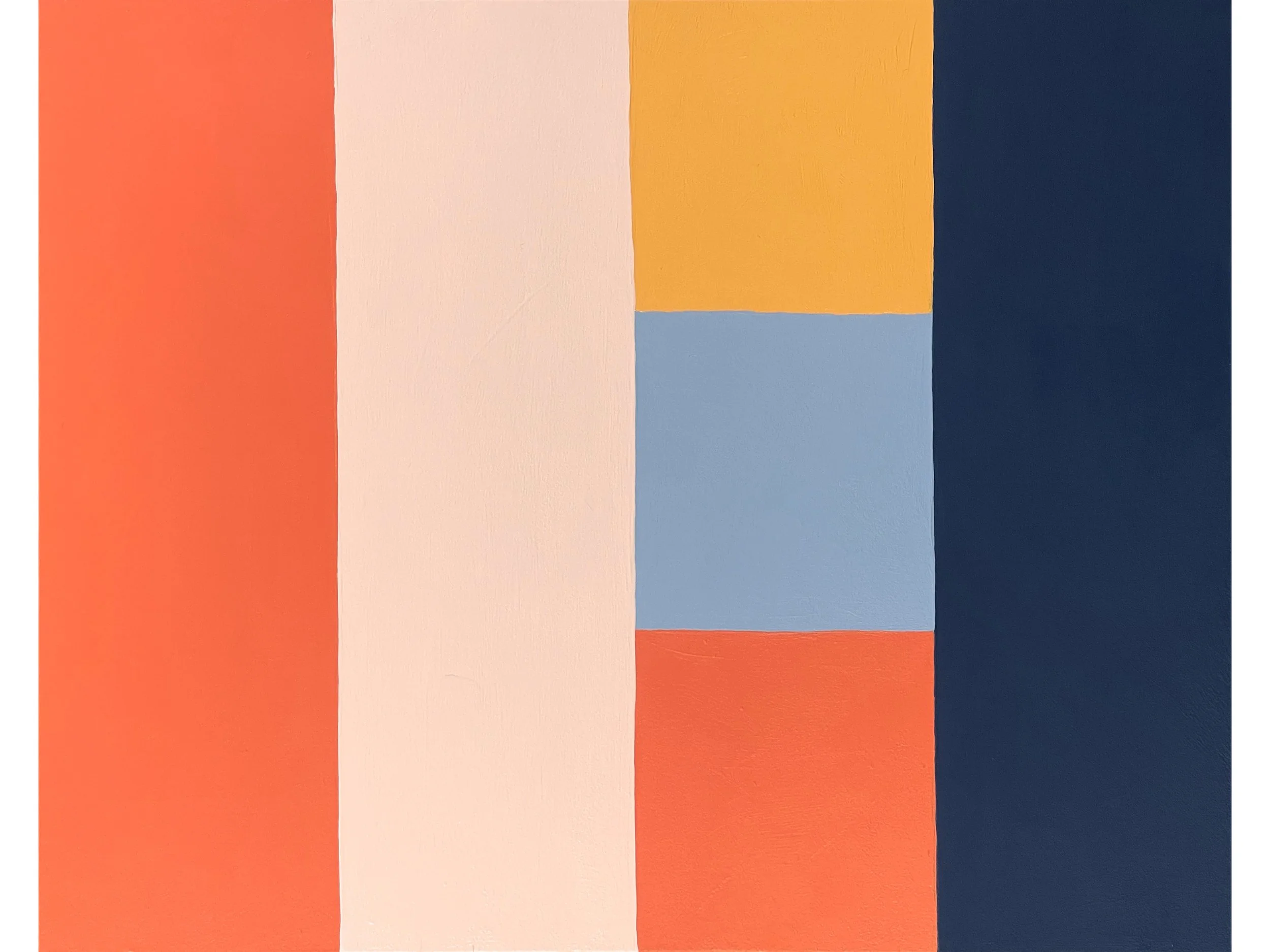 'Fighte Fuaighte — A Moment, No.1',  acrylic on wooden panel, 20 × 25 cm, 2026