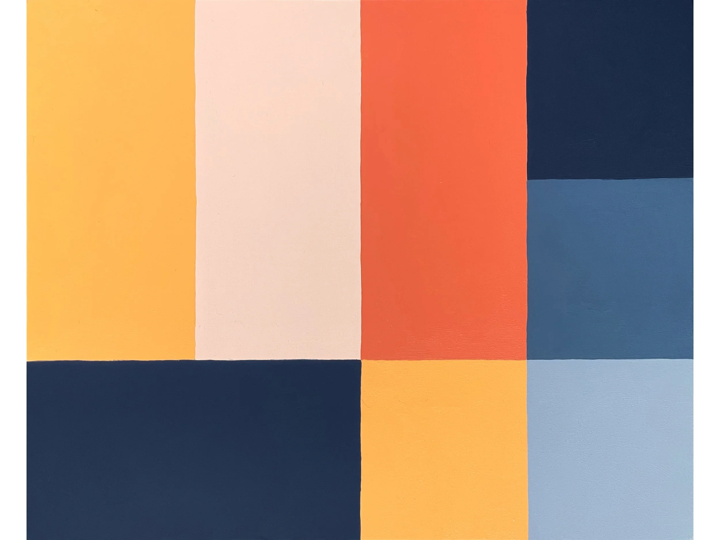 'Fighte Fuaighte — A Moment, No.8',  acrylic on wooden panel, 20 × 25 cm, 2026