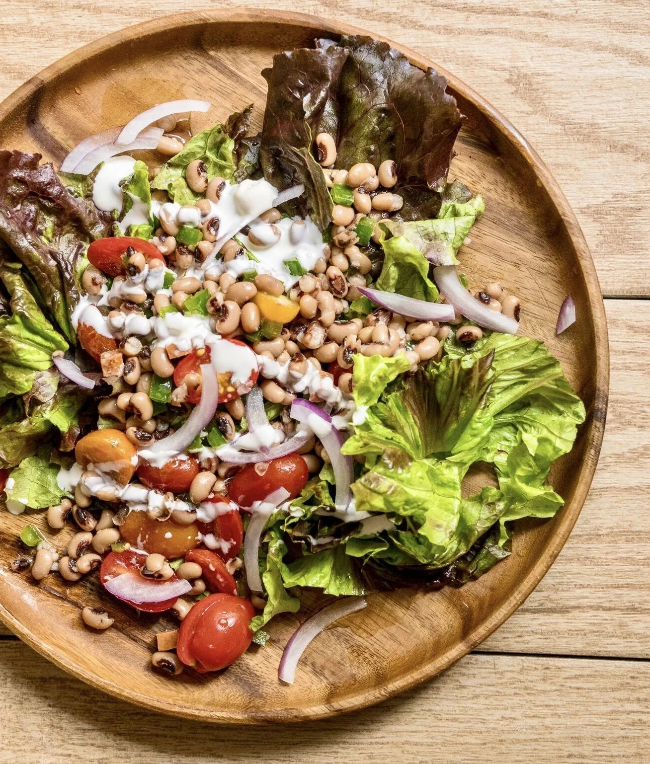 Black-Eyed Peas with Grilled Chorizo