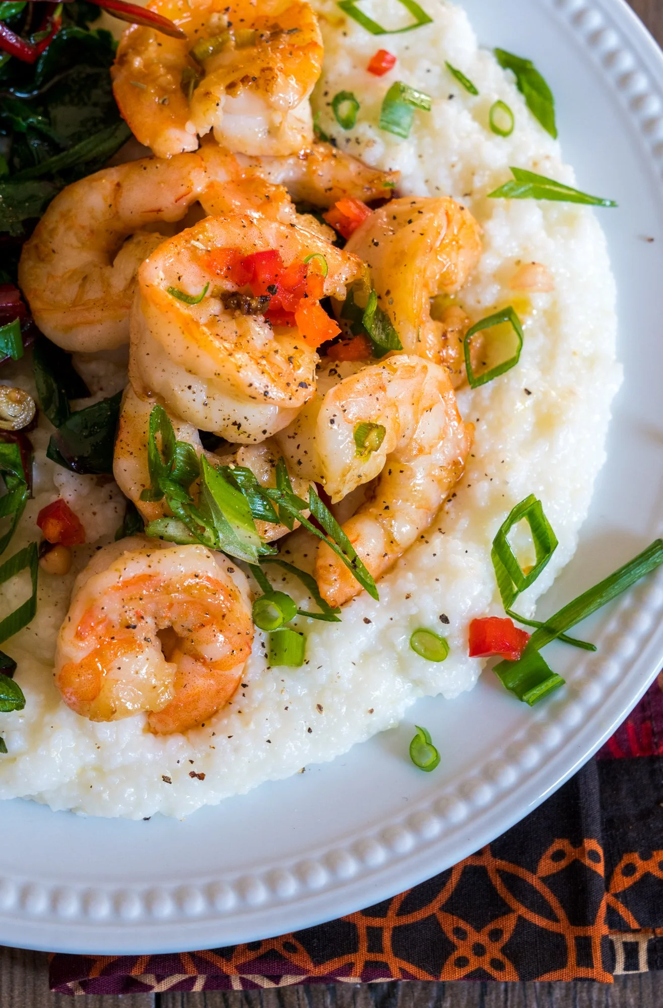 ShrimpNGrits with Sautéed Swiss Chard — Chef Kenny Minor