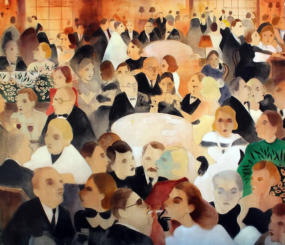 Red Dinner Scene I