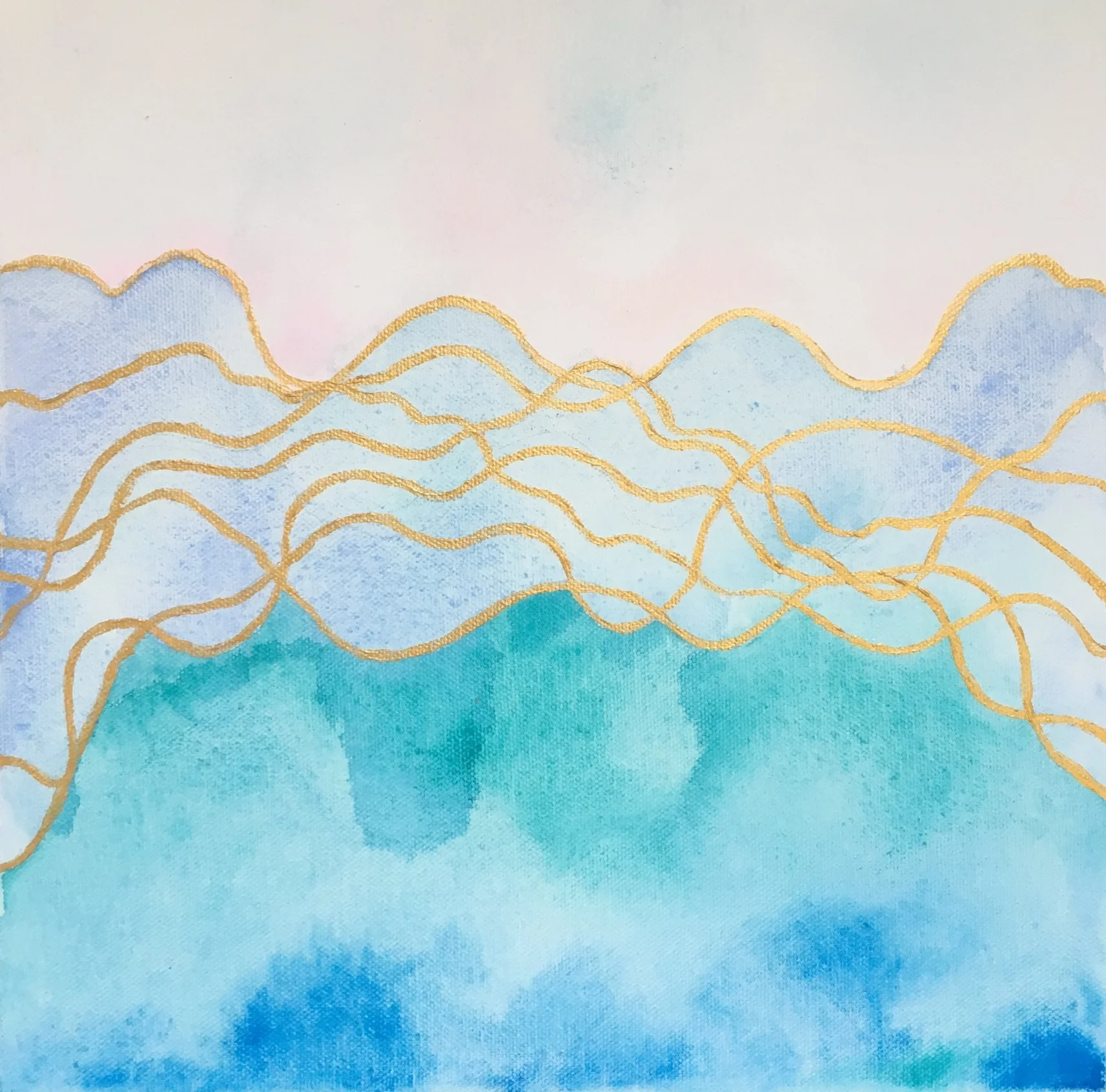 Blush Sand - Gold Threads