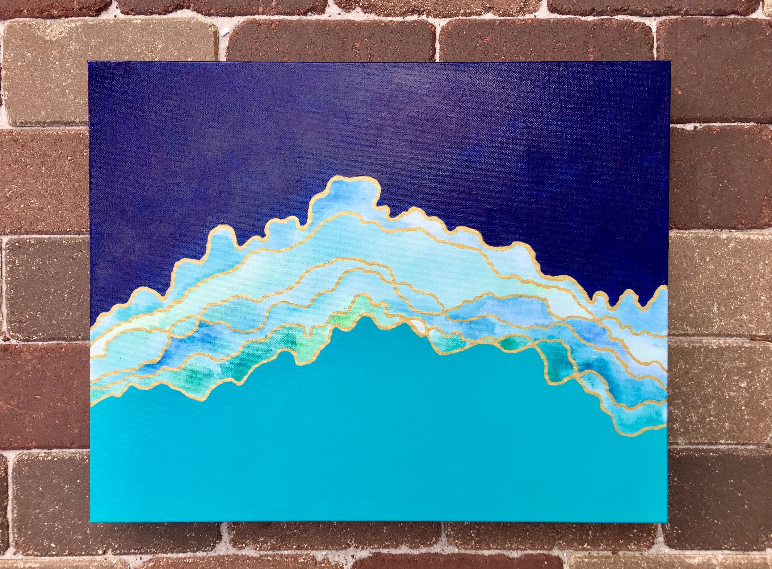 Waves Crescendo II / Gold Threads