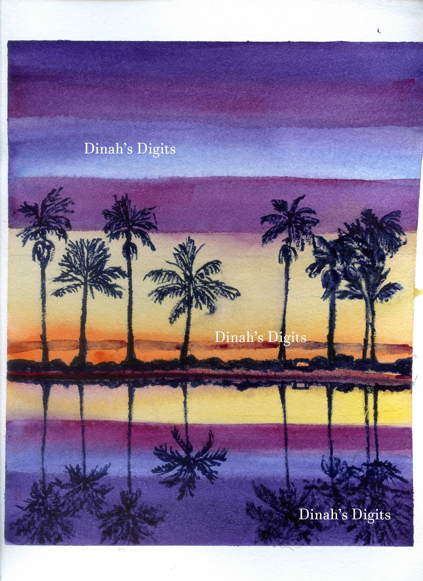 Stewart -  Palm Sunset  8W x 10H033 WM.jpg