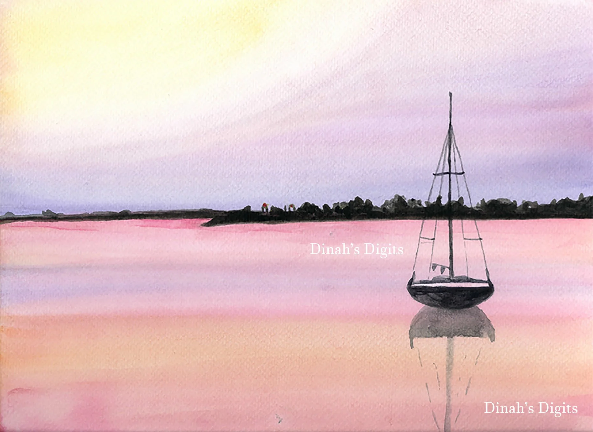 Stewart -  Sunset sail 8W x 10H031 WM.jpg