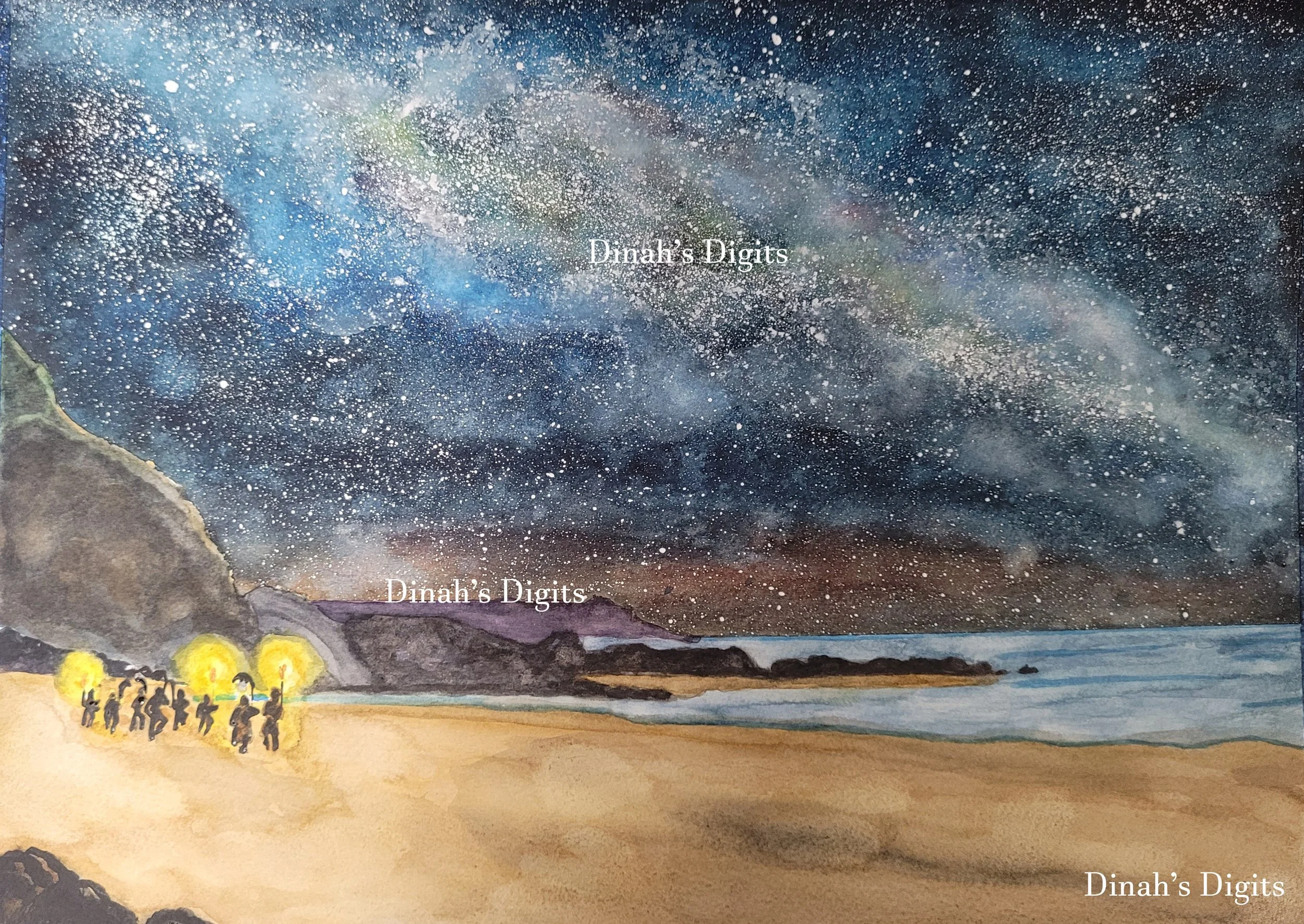 STEWART NIGHT MARCHERS 2, 12 X 16  WM.jpg