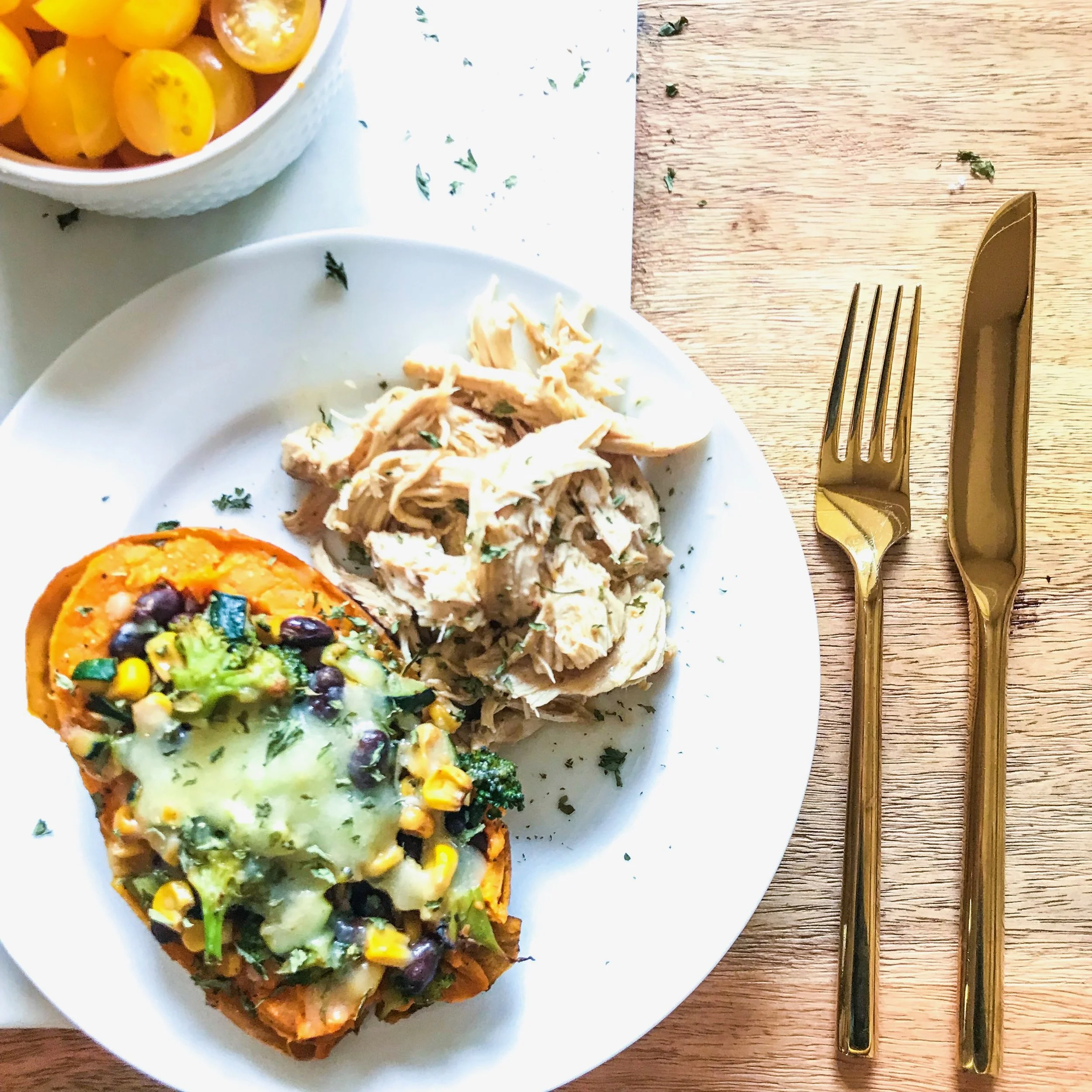 Southwest Stuffed Sweet Potatoes