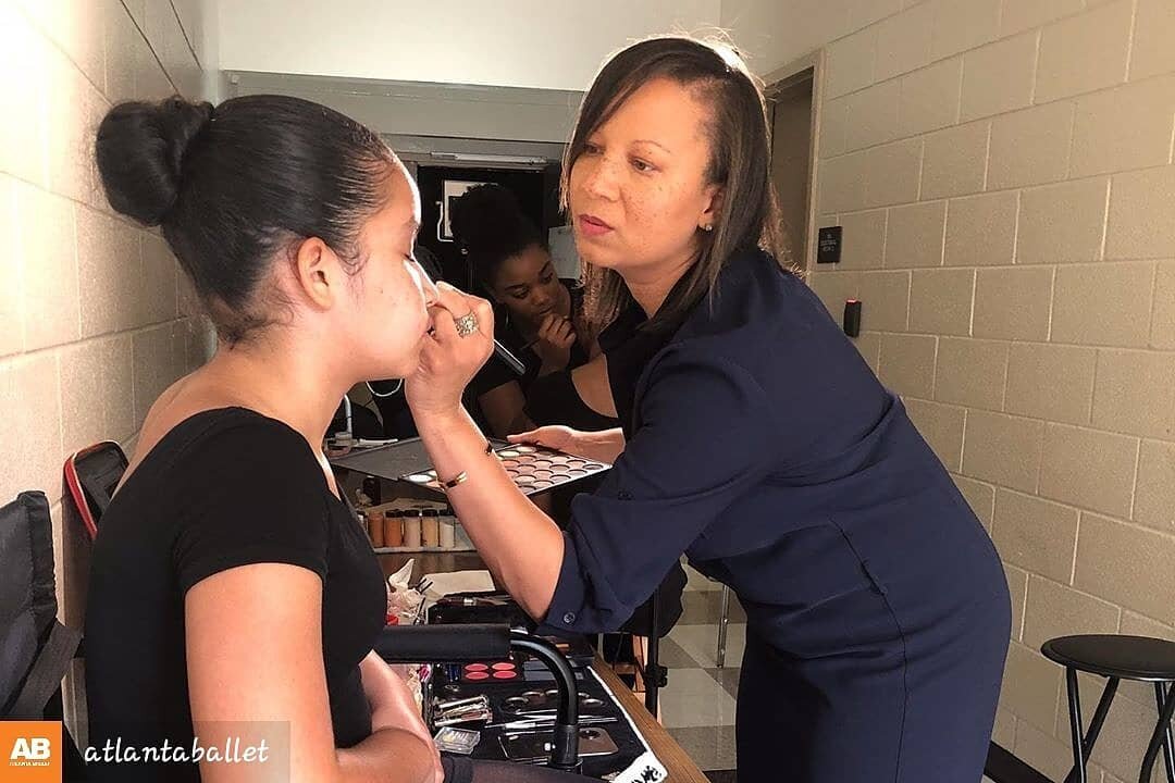 Reposted from @atlantaballet (@get_regrann) -  Finishing touches 💄💫 We witnessed some incredible final performances from this year's Atlanta Ballet's AileyCamp, and campers had the pleasure of getting stage-ready with some wonderful volunteer makeu