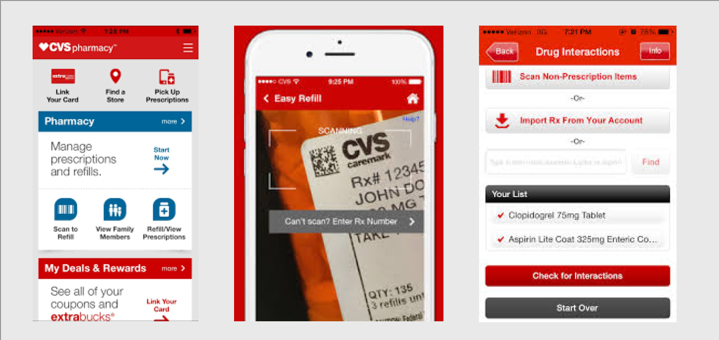 Reviewing competitor's prescription refill app