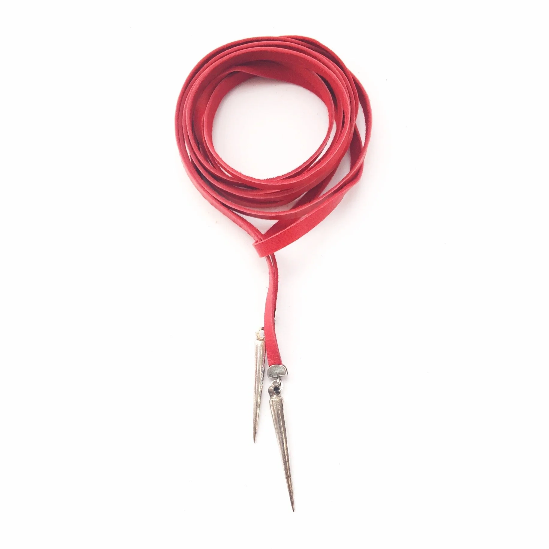 Double Spike Wrap Necklace