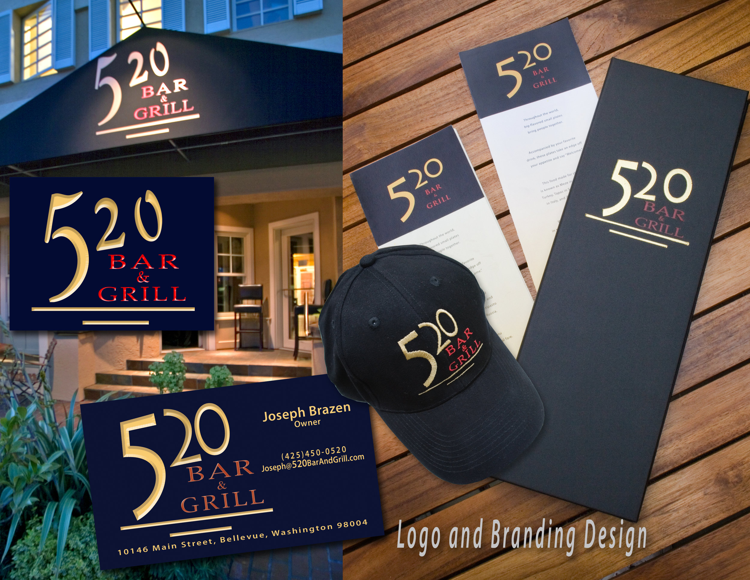 Bar & Grill Branding project