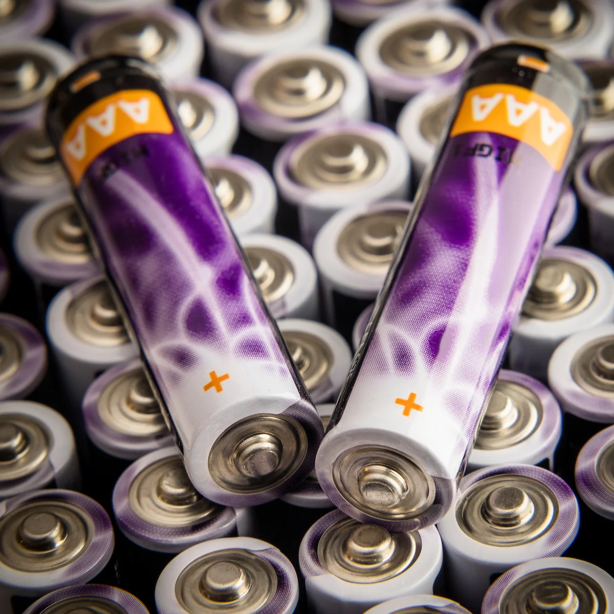 AA Batteries Close ups