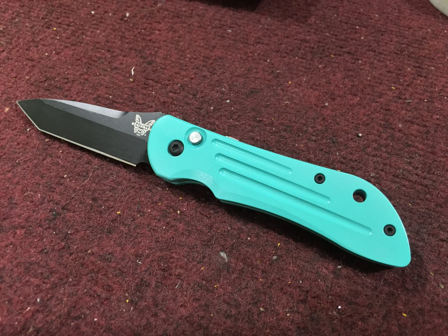 GEM BLUE BENCHMADE KNIFE — TactiCool