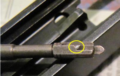 A Glock Striker that also shows similar wear marks